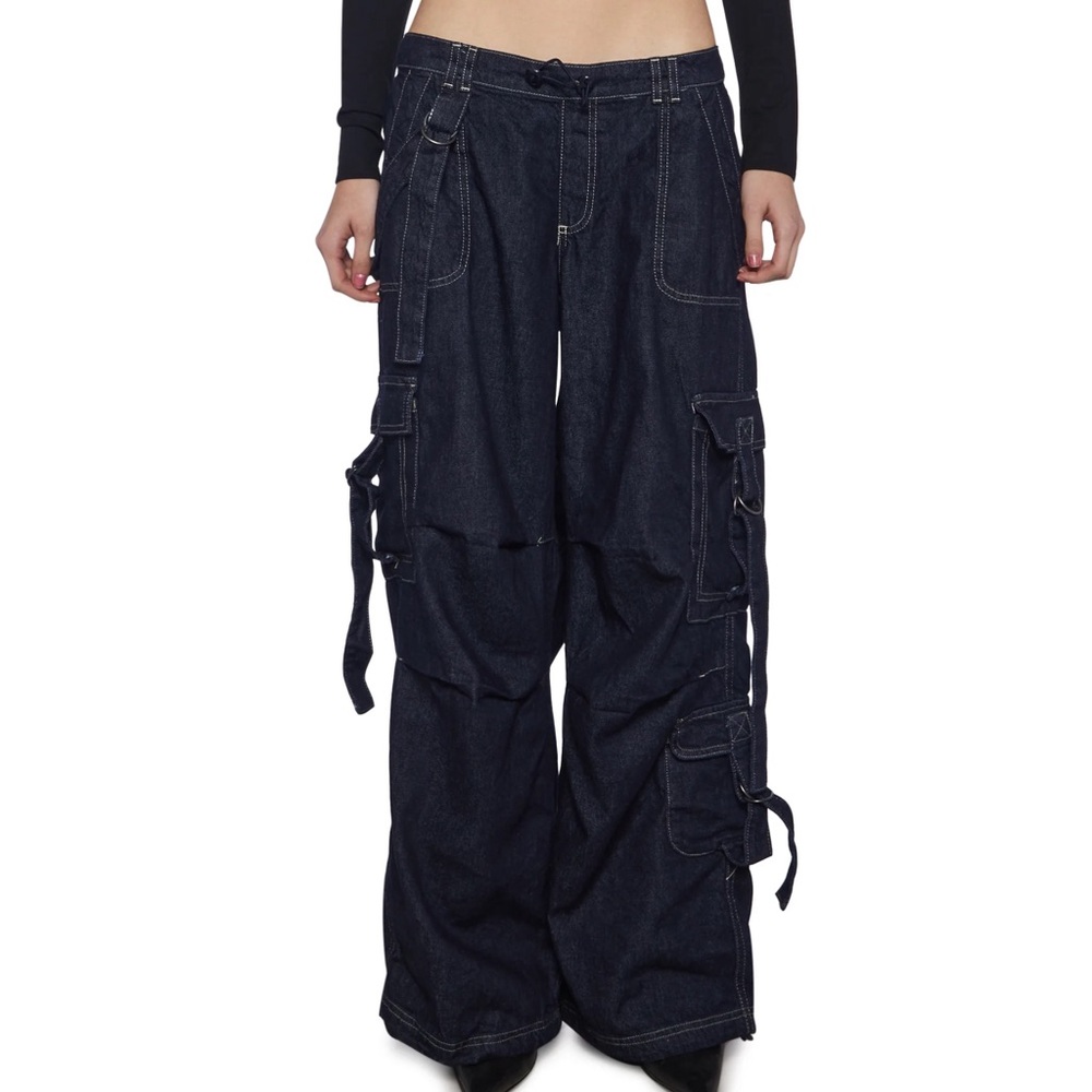 NEW Dolls Kill BDG Baggy Cargo Jeans Pants Sold Out Size Small Sz Small